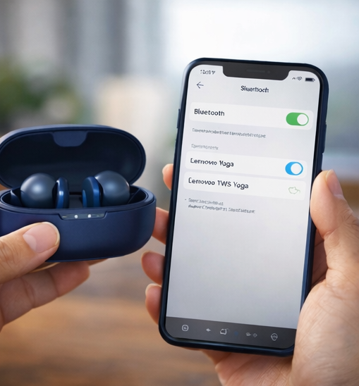 Lenovo TWS Earbuds YOGA PC Edition (Cosmic Blue) - Image 2