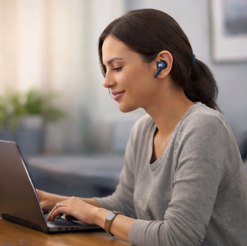 Lenovo TWS Earbuds YOGA PC Edition (Cosmic Blue) - Image 3